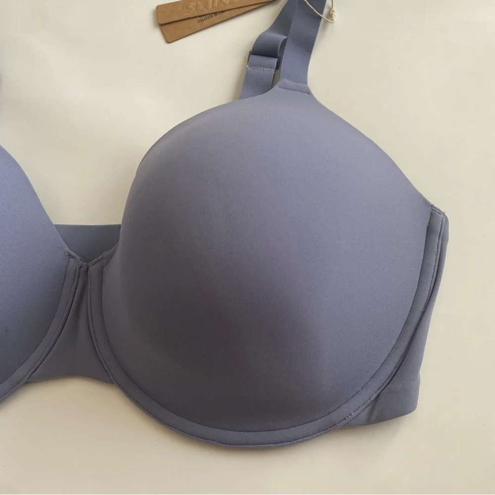 SKIMS Fits Everybody T-Shirt Demi Bra Coverage 2294 Slate‎ size 40DD - Picture 5 of 7